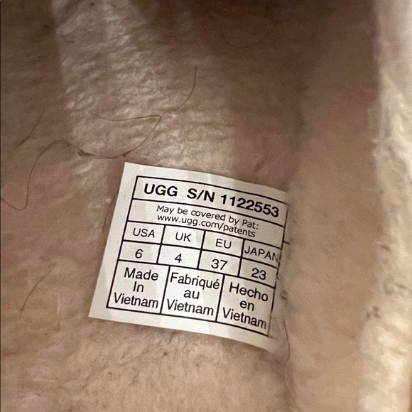 UGG Tasman II Chestnut Suede Slip-Ons with Red Patterned Trim platform slippers - Picture 14 of 15